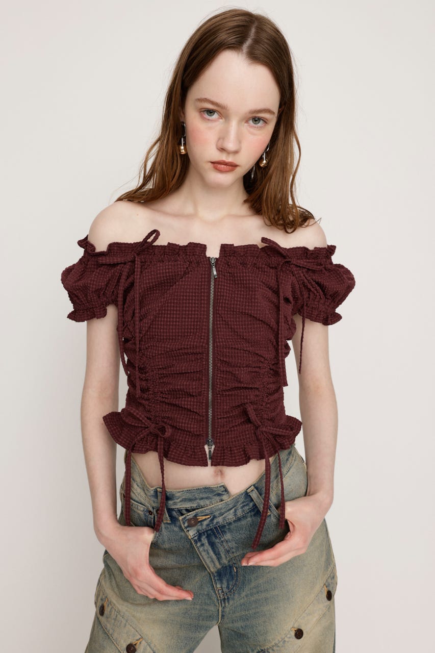 SLY | FRONTZIP 2WAY トップス (シャツ・ブラウス ) |SHEL'TTER WEBSTORE