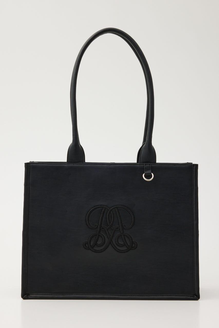 rienda | 【WEB限定】WRRロゴフェイクレザートートバッグ (すべて