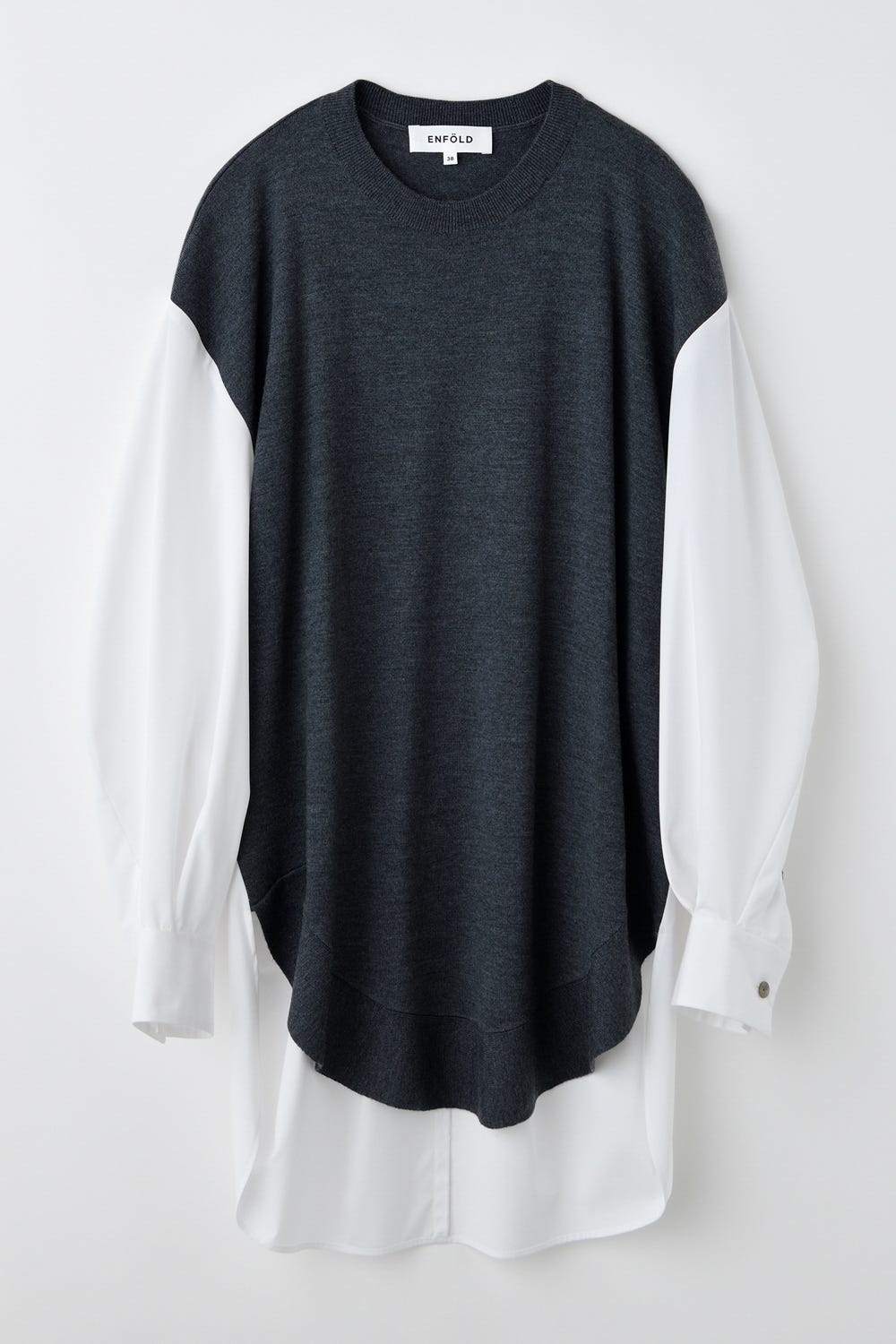 COMBI LONG-SHIRT｜38｜WHT｜SHIRTS AND BLOUSES｜ENFÖLD OFFICIAL