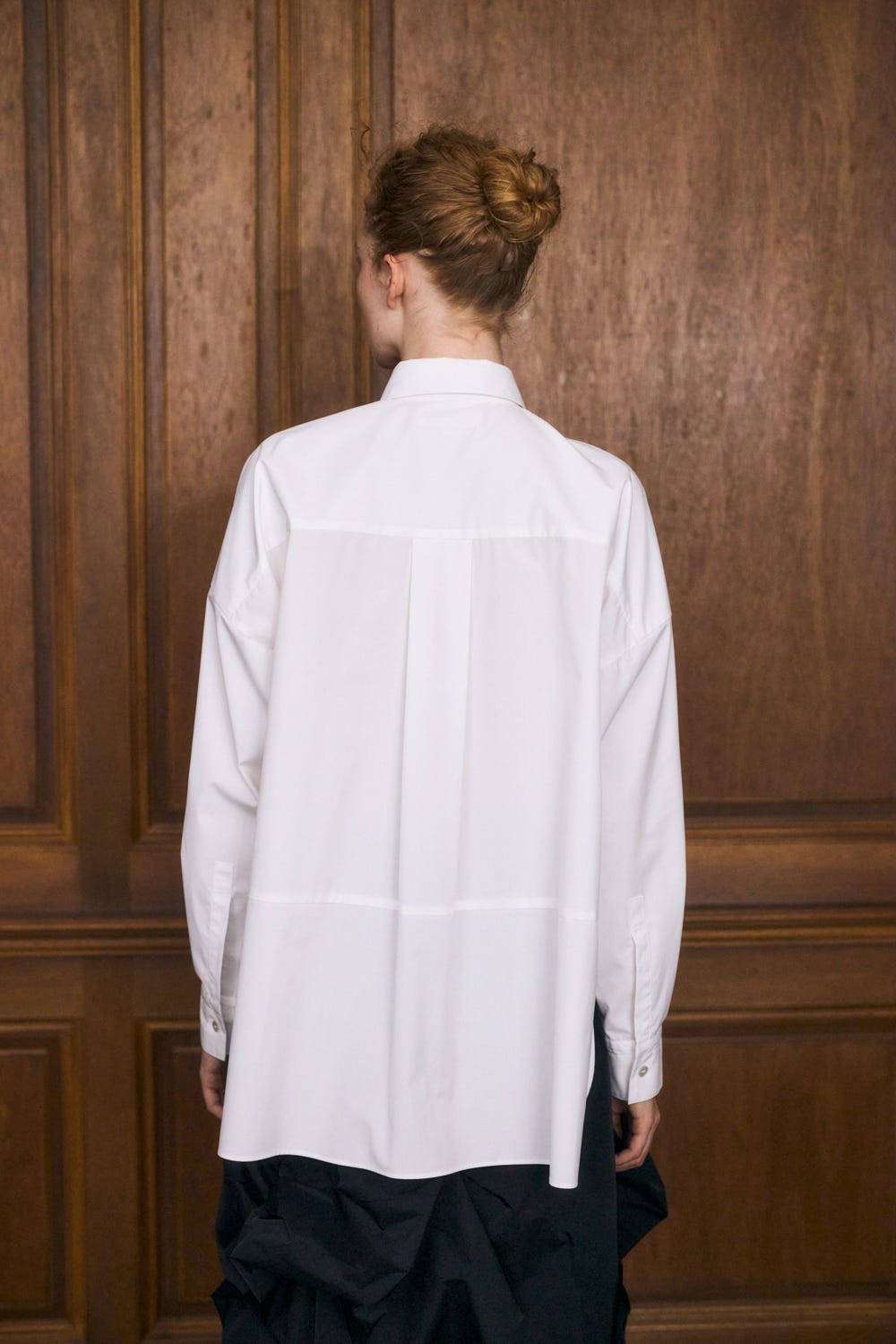 ASYMMETRY BOW-TIE SHIRT｜38｜WHT｜SHIRTS AND BLOUSES｜ENFÖLD