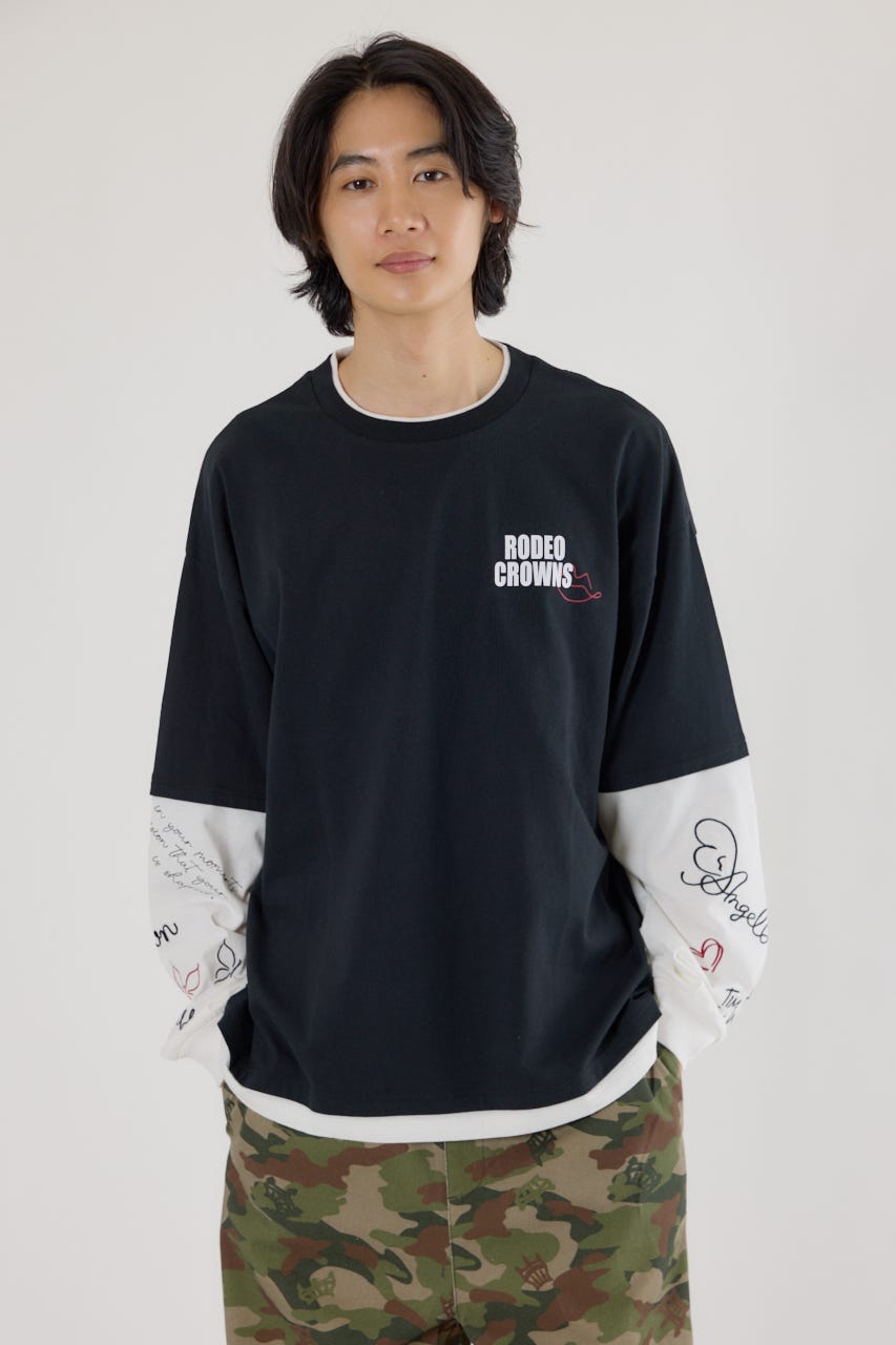 the cabs ロンT 再生の風景 Long sleeve T ロングスリーブTシャツ