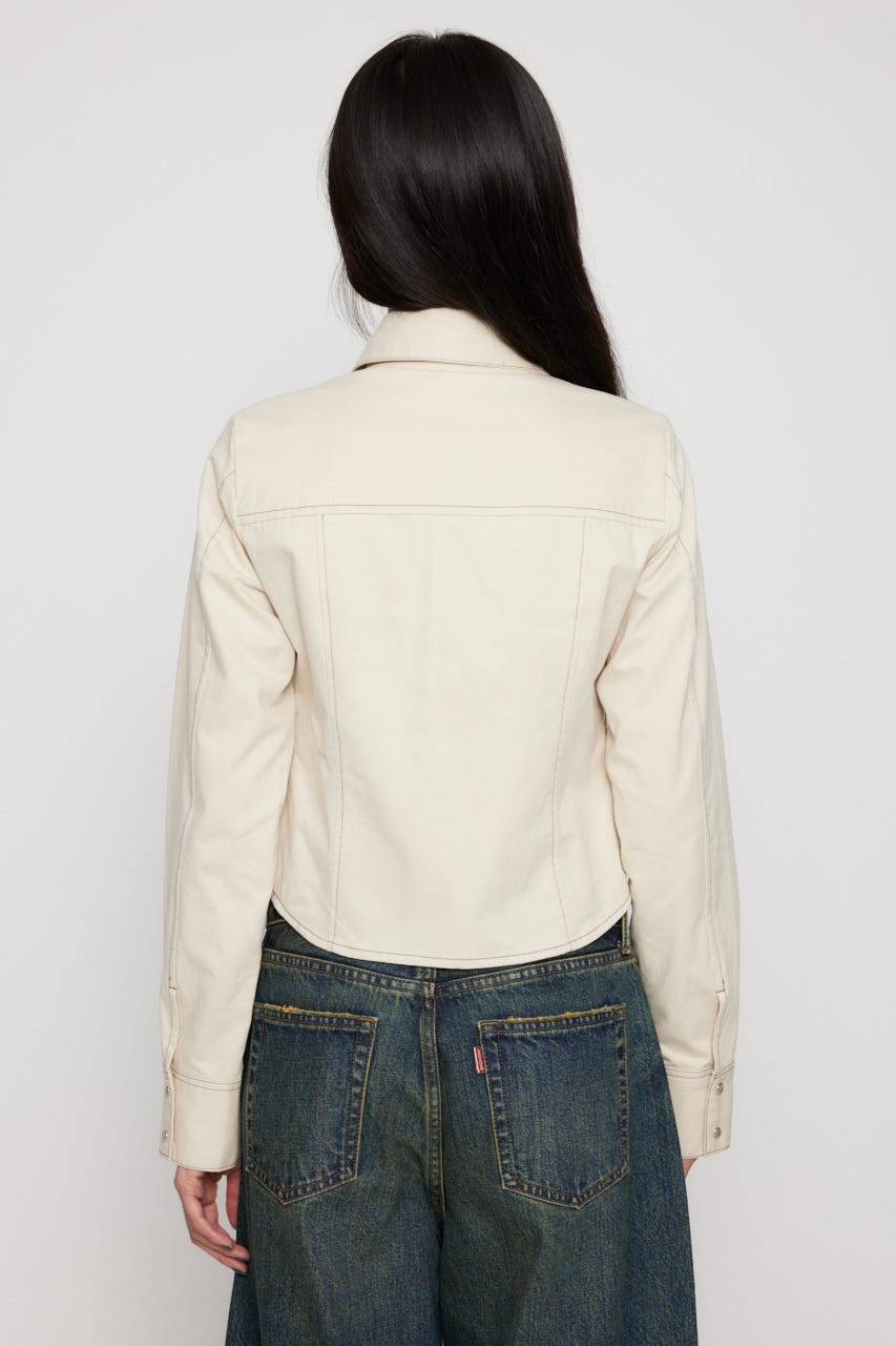 LAGUA GEM | EYELET POCKET COMPACT シャツ (シャツ・ブラウス ) |SHEL