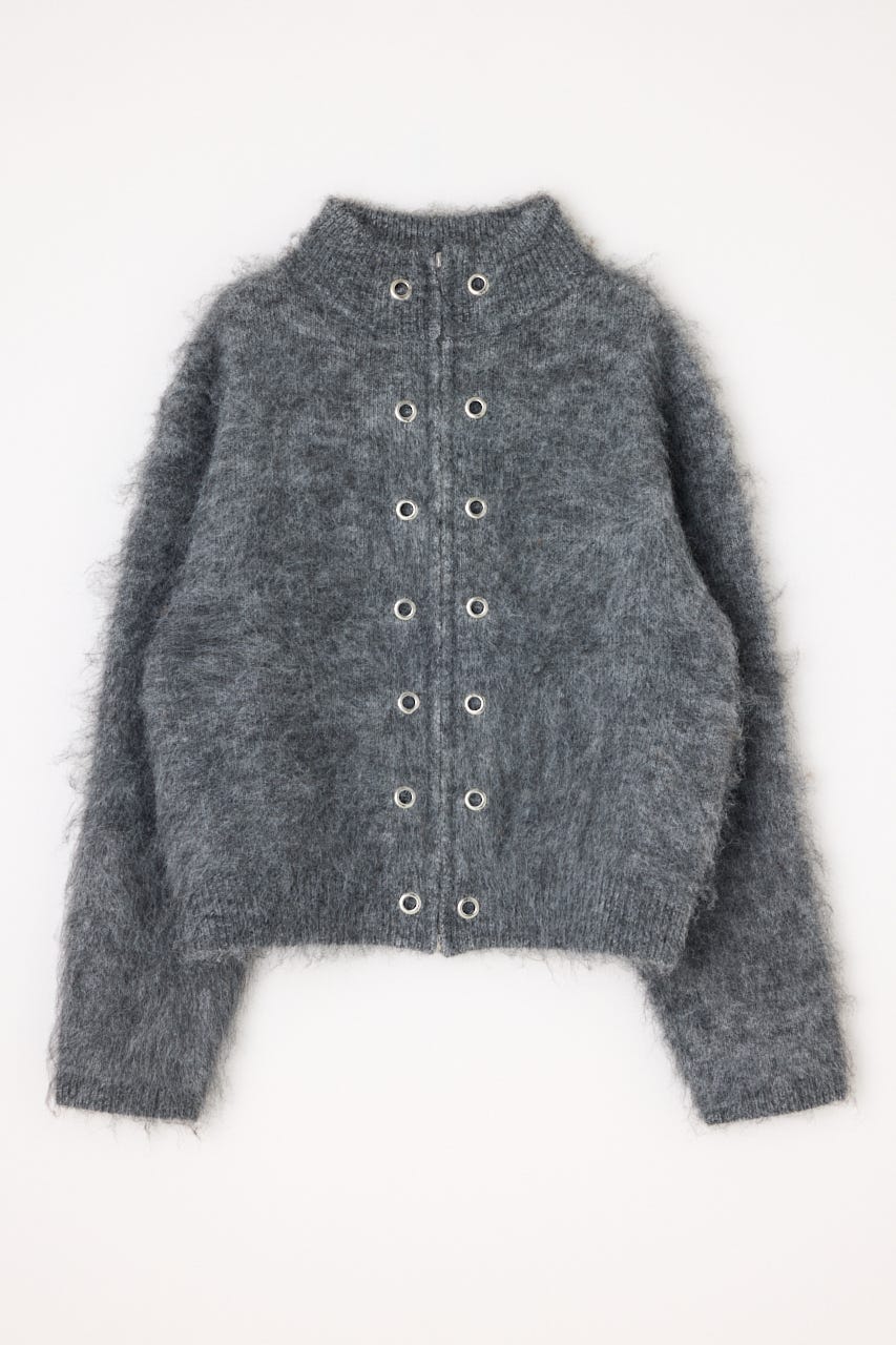 LAGUA GEM | ZIP SIDE EYELET ニット (ニット ) |SHEL'TTER WEBSTORE