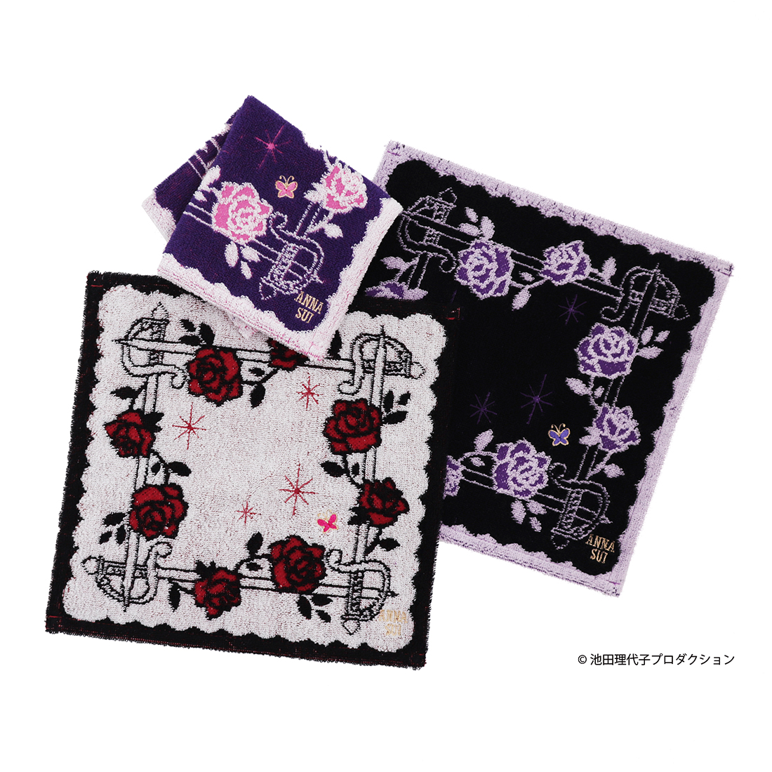 ベルサイユのばら」×「アナ スイ」のコラボハンカチが「ハンカチーフ