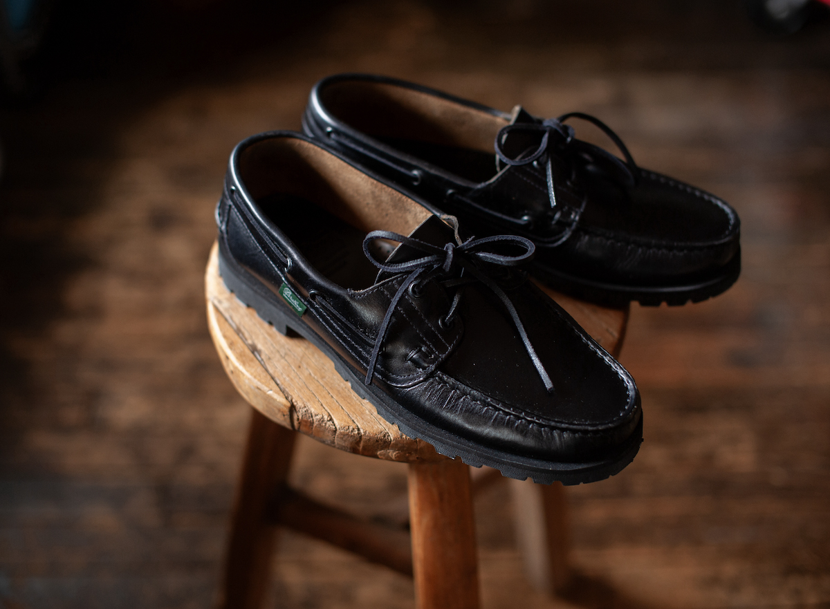 美品】Paraboot パラブーツ malo EDIFICE別注 ブラック27 Paraboot