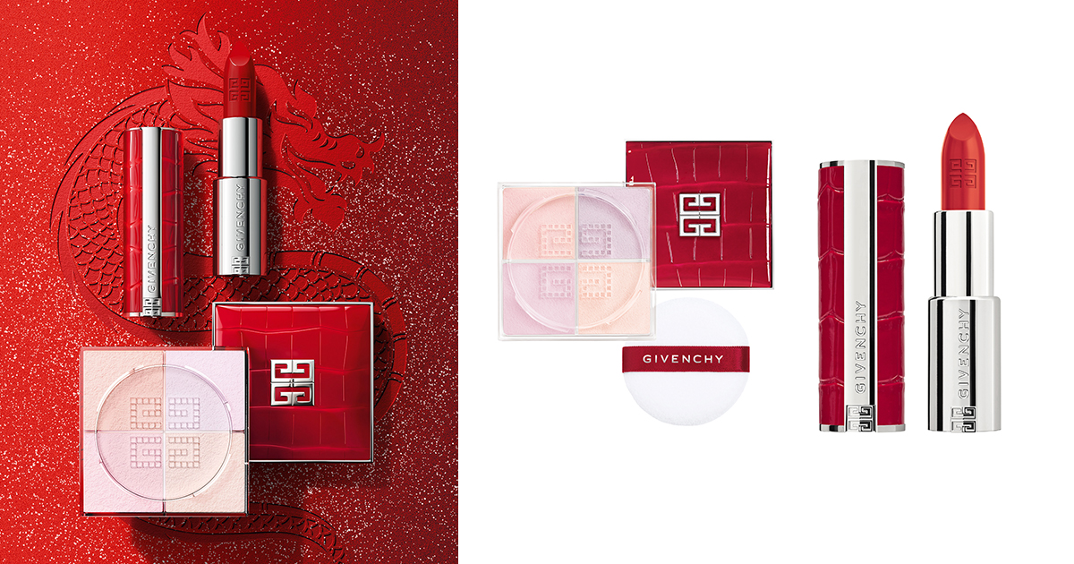 ジバンシイ」の“レッドコレクション”が登場 パウダー&リップが新年限定