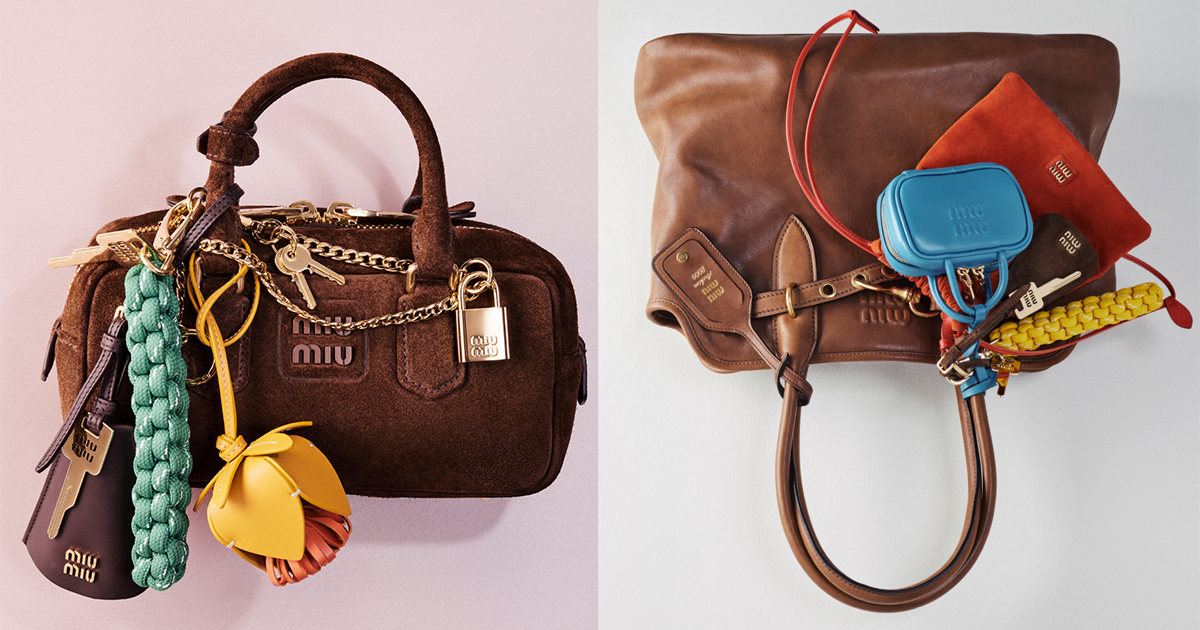 ミュウミュウ」が新作チャームを発売 秋冬に向けた新作バッグも - WWDJAPAN