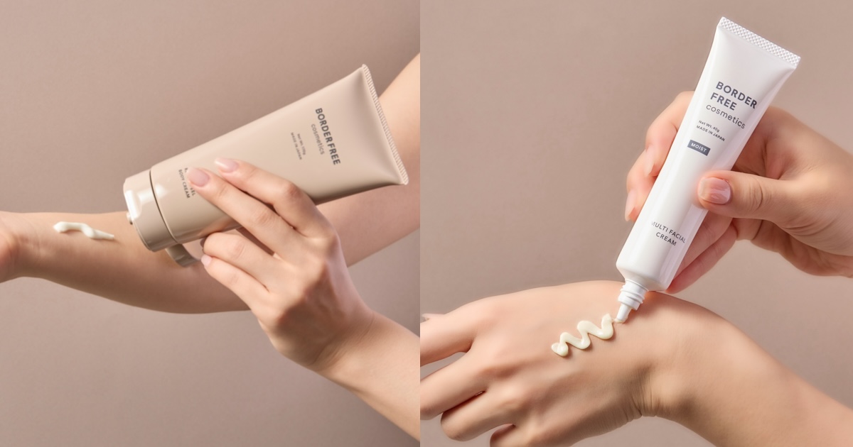 ボーダーフリーコスメティクス」がレチノール配合のボディークリームを
