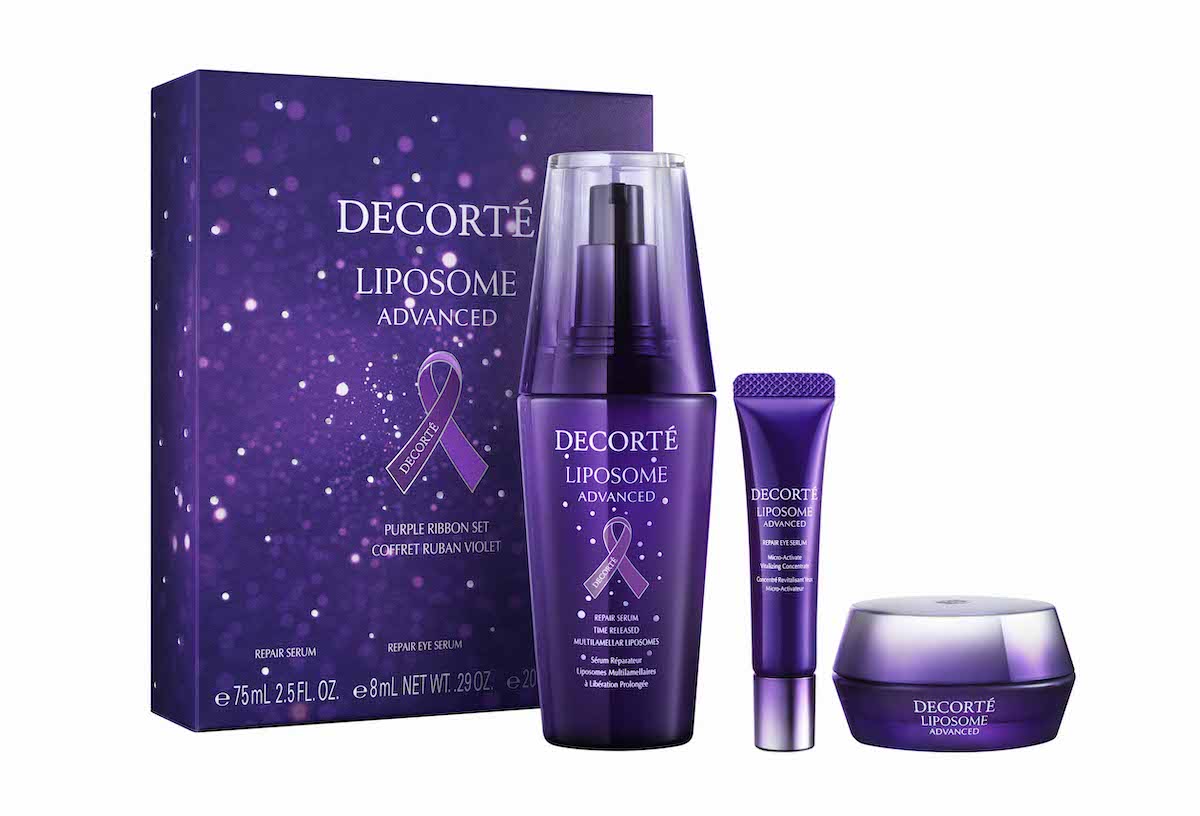 コスメデコルテ」が「パープルリボンプロジェクト」を今年も実施