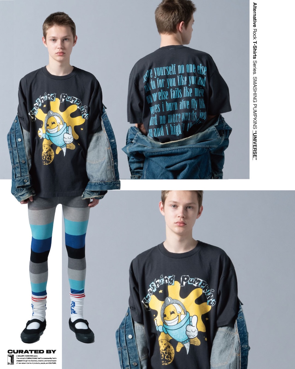 スマパンやソニック・ユースなどのTシャツを販売するポップアップが