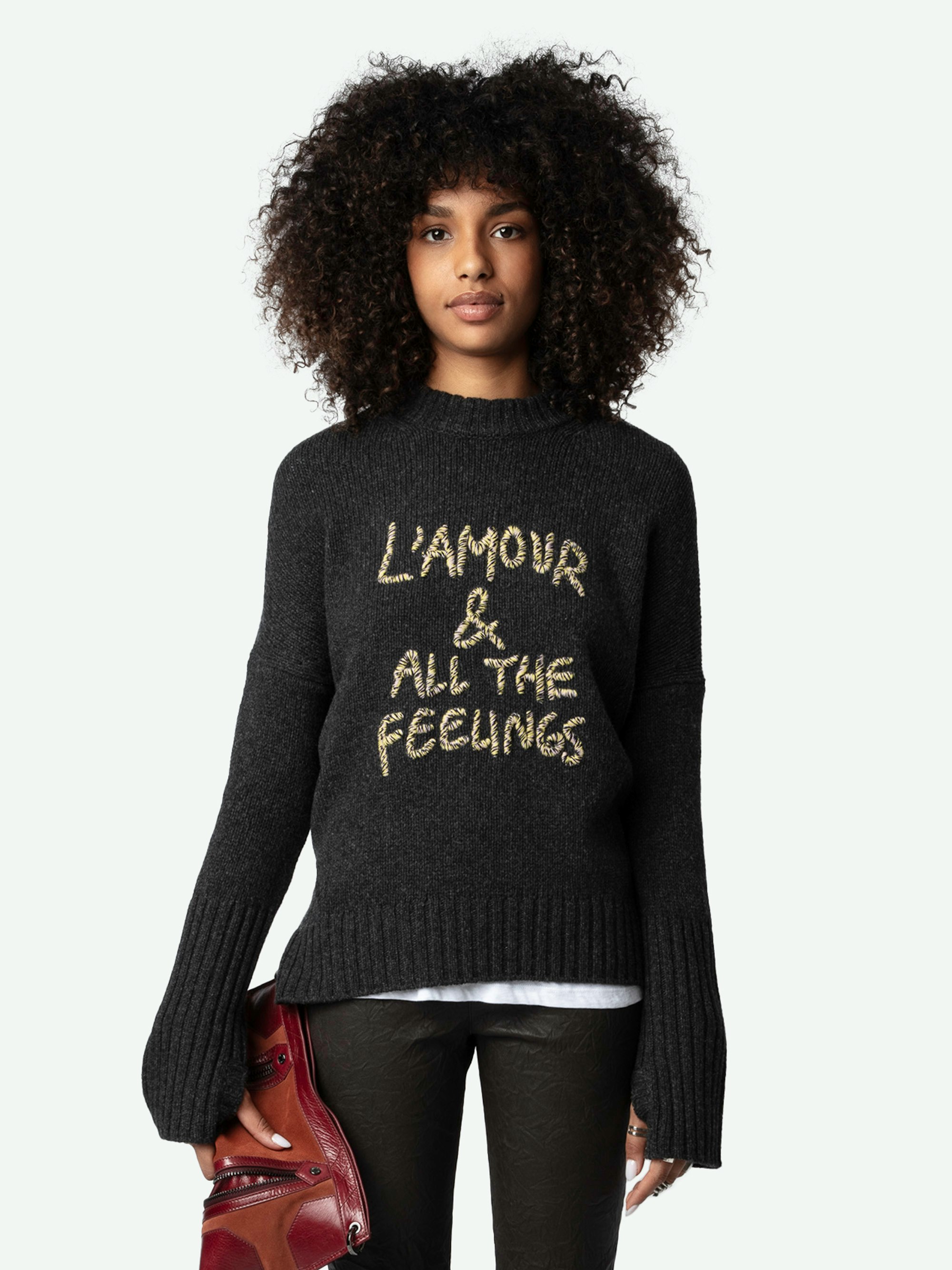 Malta Jumper sweater grey women | Zadig&Voltaire | Zadig&Voltaire
