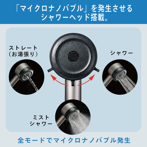BathSpring バスルーム浄水器 マイクロナノバブル シャワー フィルター