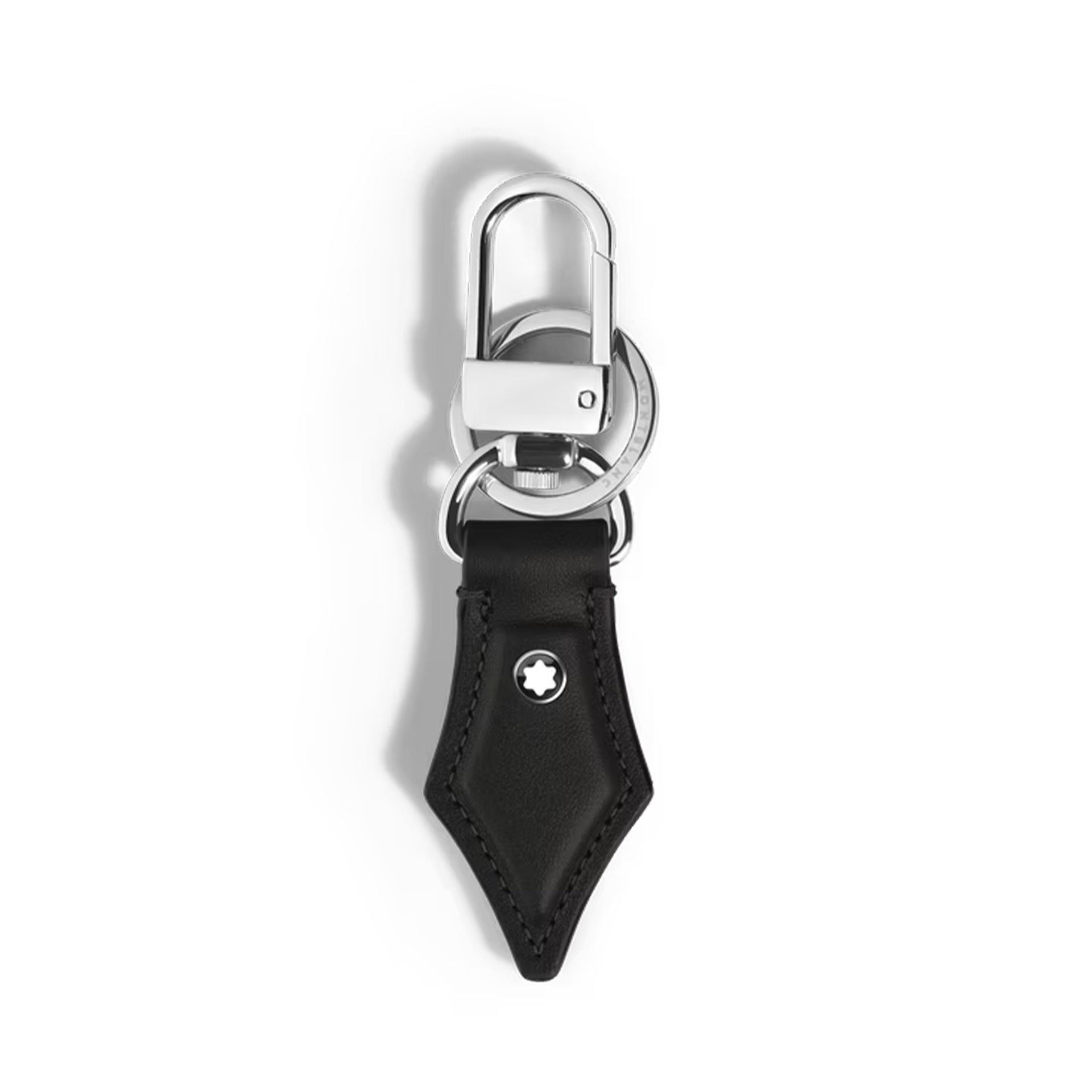 Montblanc Meisterstück Black Leather Pen Nib Keyring 220436