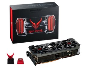 初回限定版、PowerColor セミファンレス3連ファンを装備した「Red