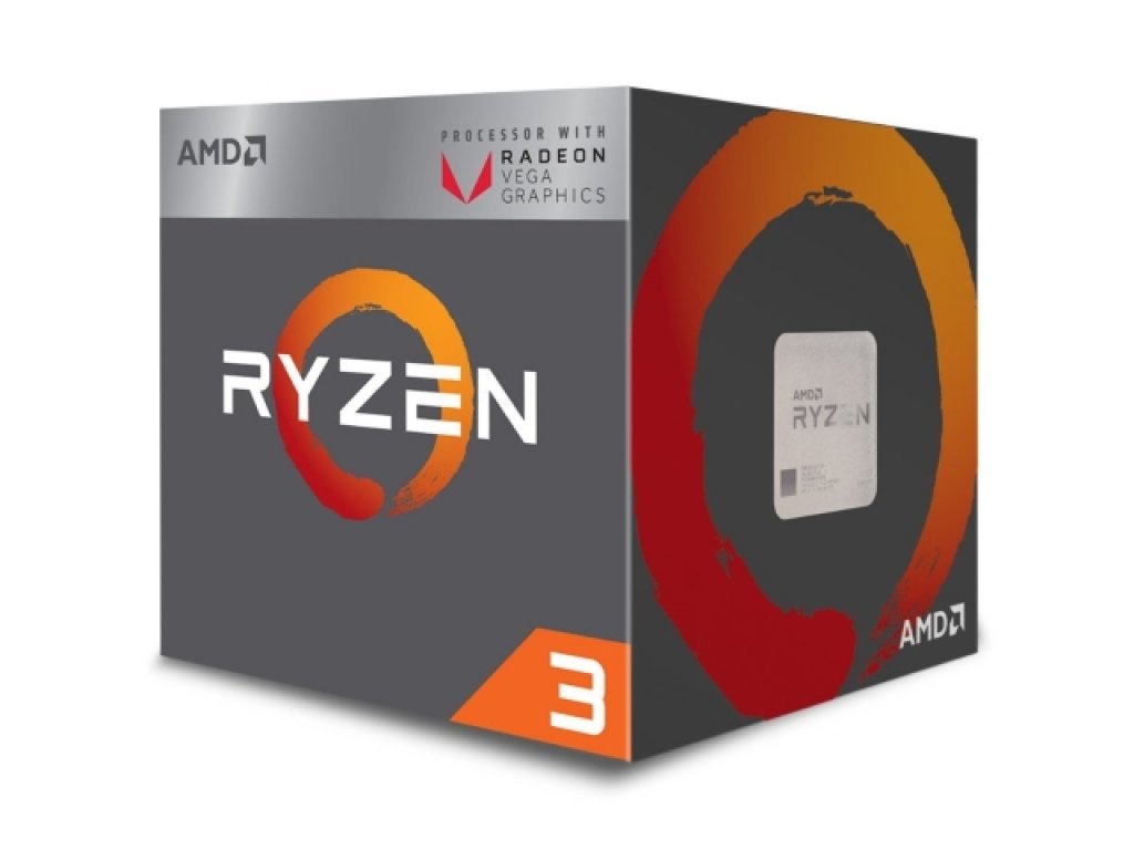 AMD Ryzen 3 2200G with Radeon Vega 8 Graphics BOX AMD Ryzen with