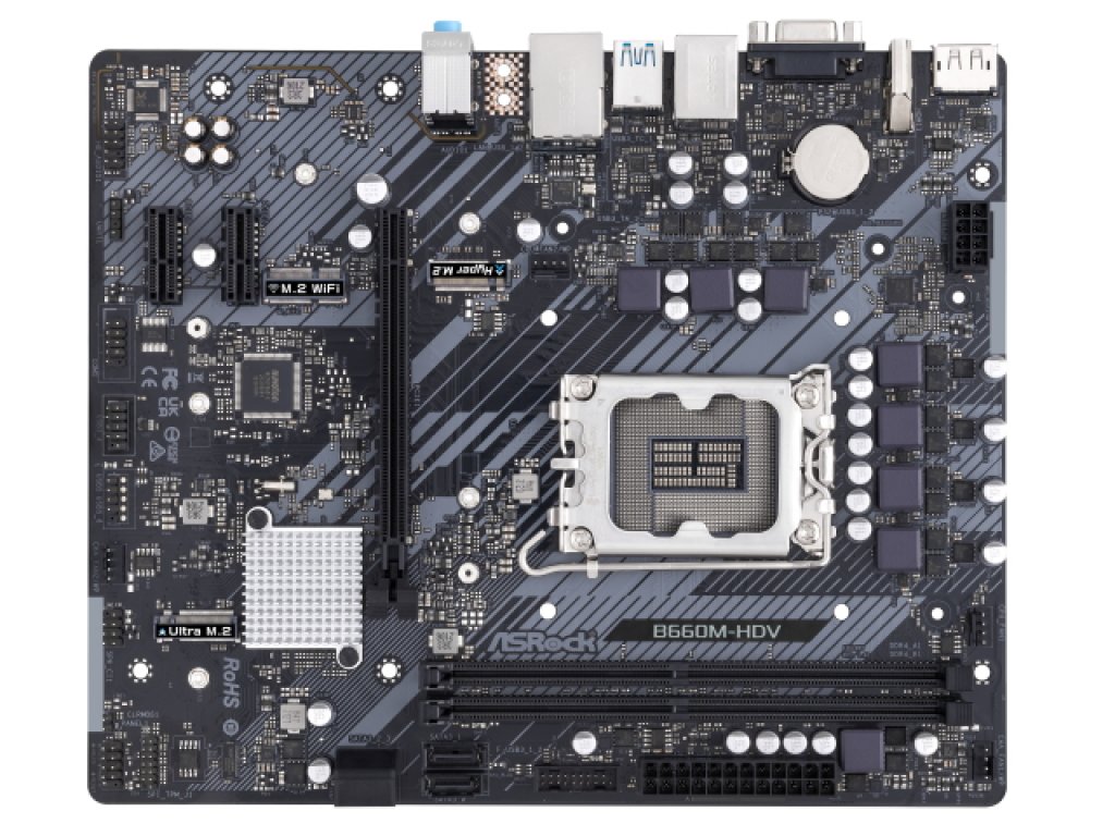 ASRock B660M-HDV インテル 600シリーズ LGA1700対応 intel B660チップ