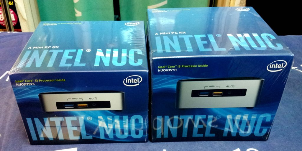 Skylake搭載intel NUC Kit 「NUC6i3SYH」、「NUC6i3SYK」の2モデル
