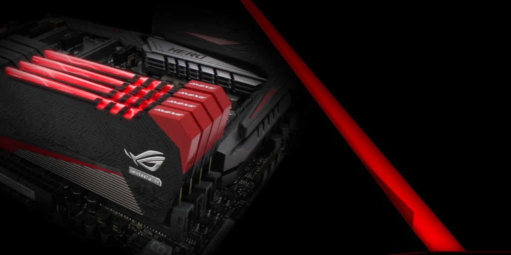 プラズマチューブやライトバーを搭載したASUS ROG認証メモリー「RED