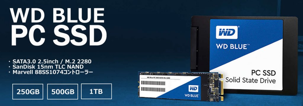 WD社デジタルストレージへの本格参入第一弾、コンシューマー向けSSD