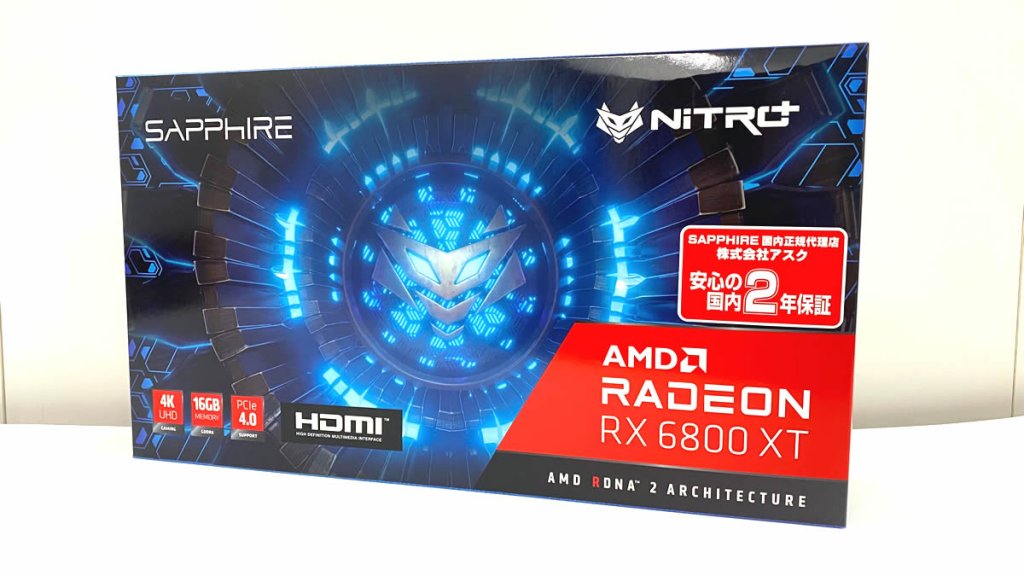 SAPPHIREからOC仕様のRX6800 XT搭載カード「NITRO+ AMD Radeon RX 6800