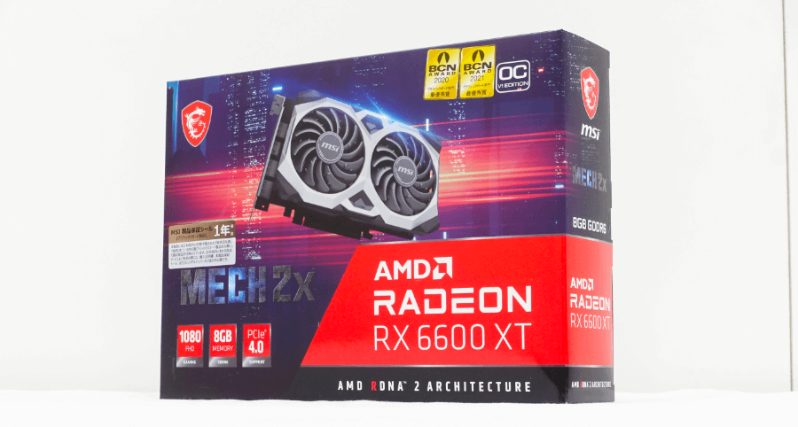 グラフィックボード・グラボ・ビデオカード MSI Radeon RX 6600 8GB