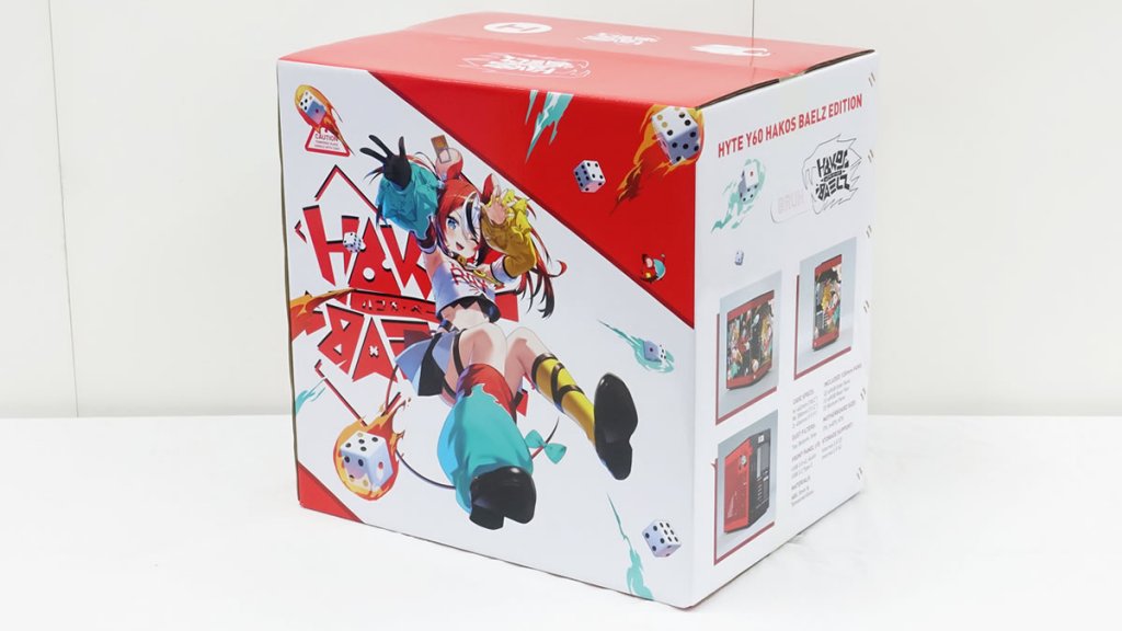 全部魅せる系に限定VTuberコラボ版、Hakos Baelzデザインが施されたPC