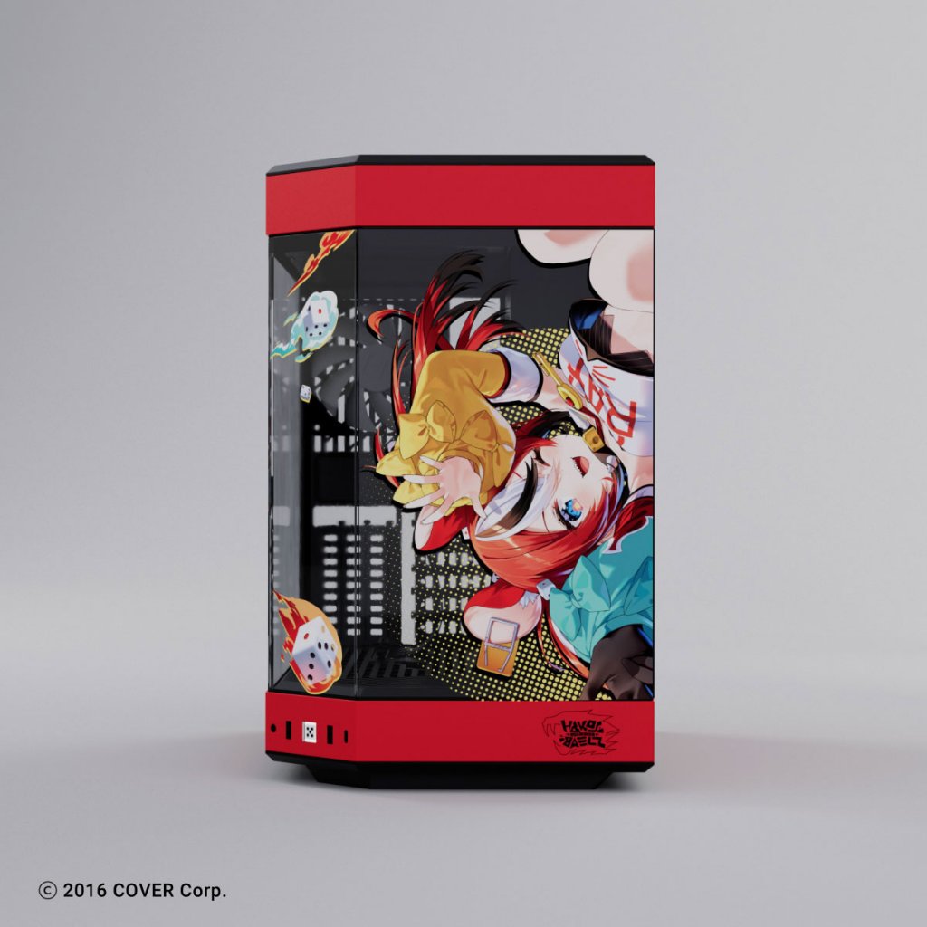 全部魅せる系に限定VTuberコラボ版、Hakos Baelzデザインが施されたPC