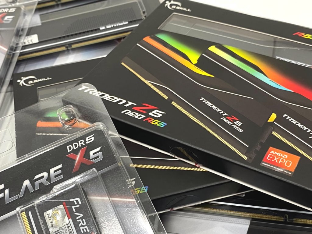 Ryzen 7000シリーズ対応、G.SkillからAMD EXPO対応DDR5選別OCメモリー