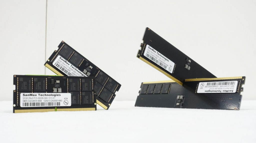 10年ぶりの黒い秋刀魚、SanMaxからBlack PCBを採用したPC向けDDR5