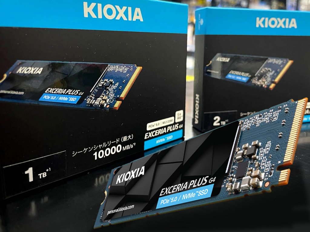 最大10GB/s、KIOXIAからコスパに優れたPCIe Gen5 M.2 2280 NVMe SSD