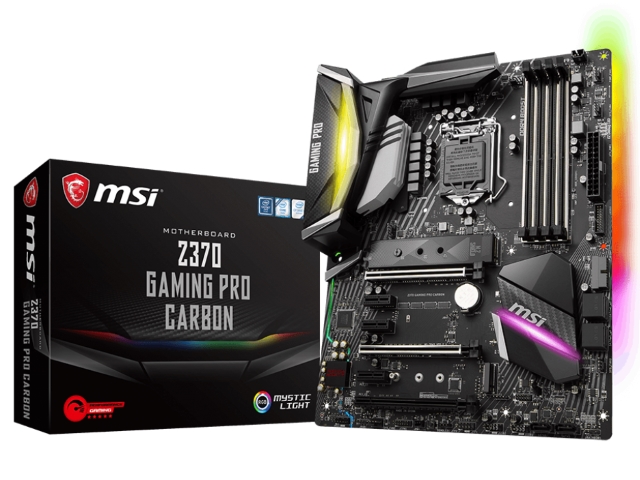 MSI Z370 GAMING PRO CARBON インテル 300シリーズ LGA1151対応 intel