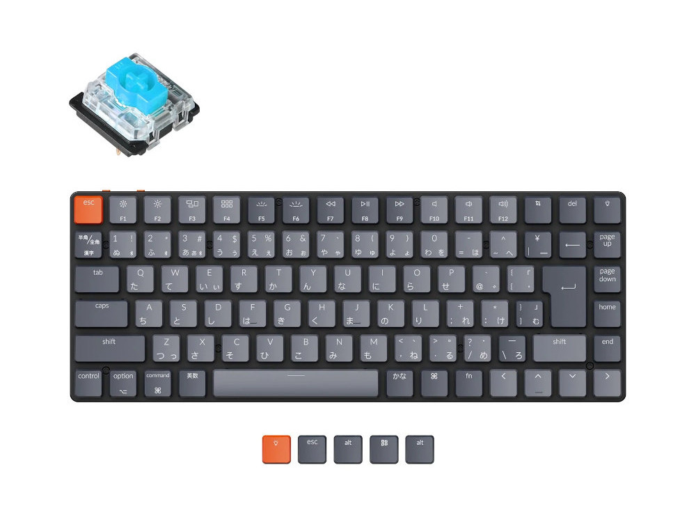 Keychron Keychron K3(V2) ワイヤレス・メカニカルキーボード White