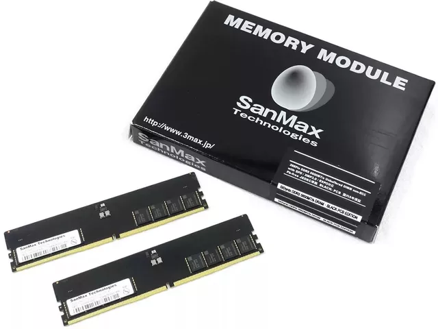 SanMax SMD5-U96G28H-56BB-D 「Black PCB Edition」 SanMax DDR5 Black