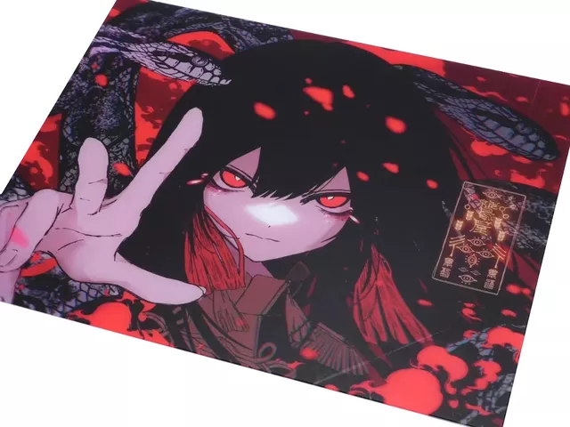 GLSSWRKS Akari Glass Mousepad Red Japan Limited 49 x 42 cm - 製品