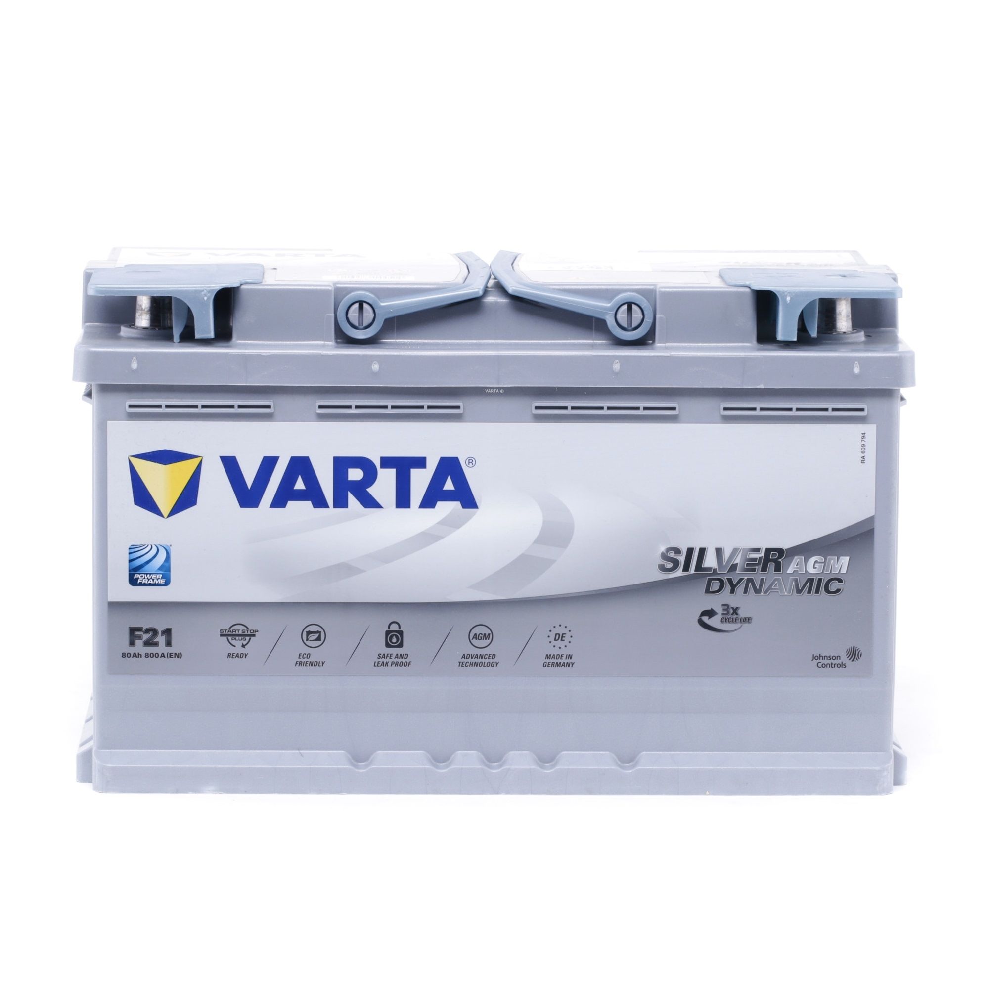 580901080D852 VARTA SILVER dynamic F21 F21 Battery 12V 80Ah 800A