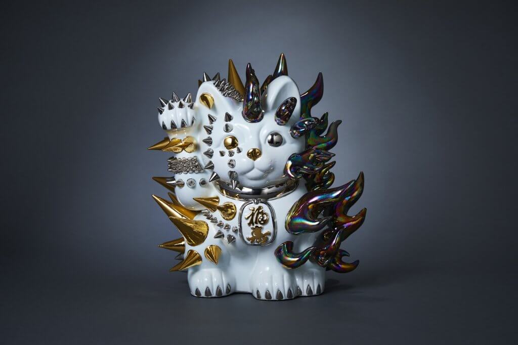 陶芸家・古賀崇洋が「暗号資産」をモチーフとした新作《NEO MANEKINEKO