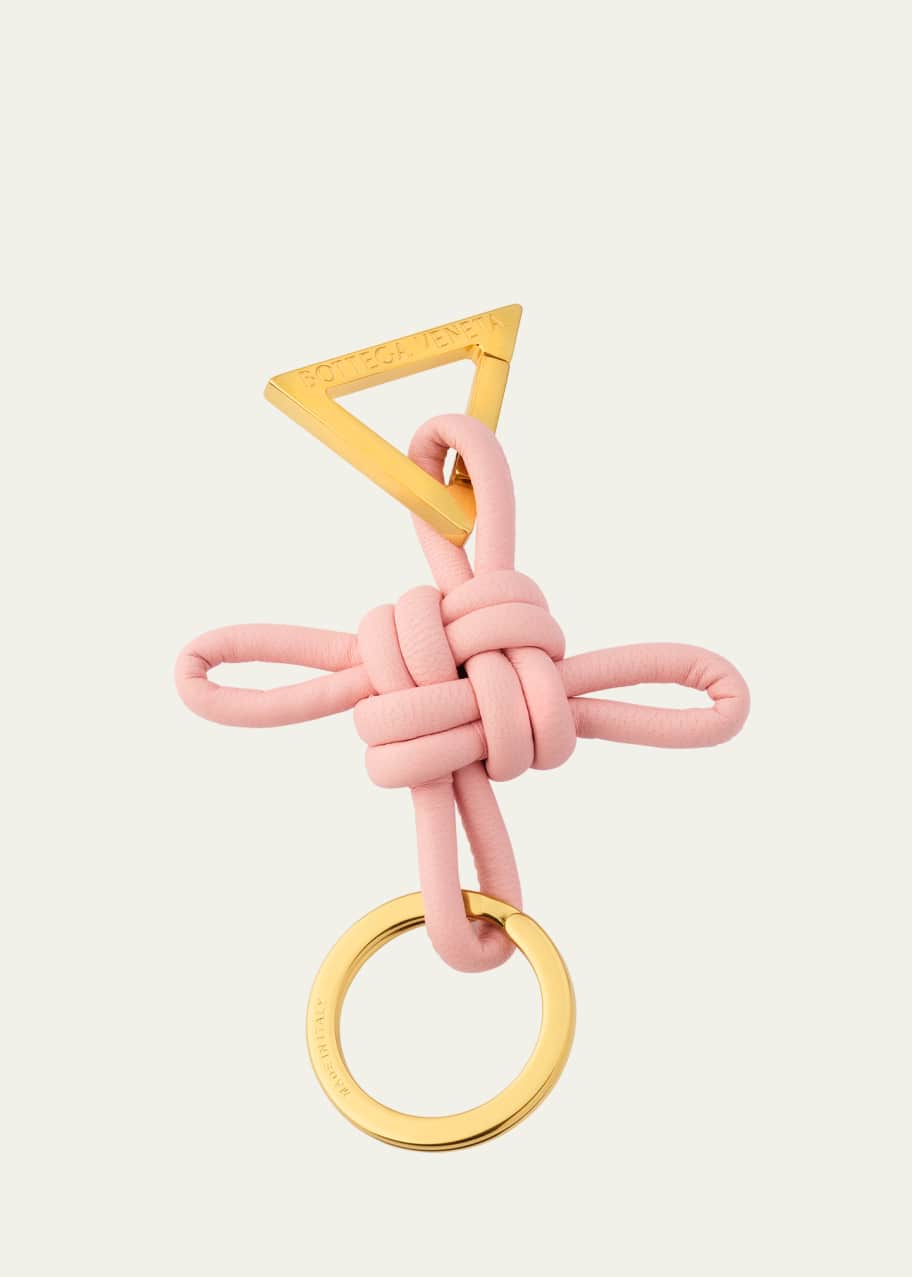 Bottega Veneta Knotted Napa Key Chain - Bergdorf Goodman