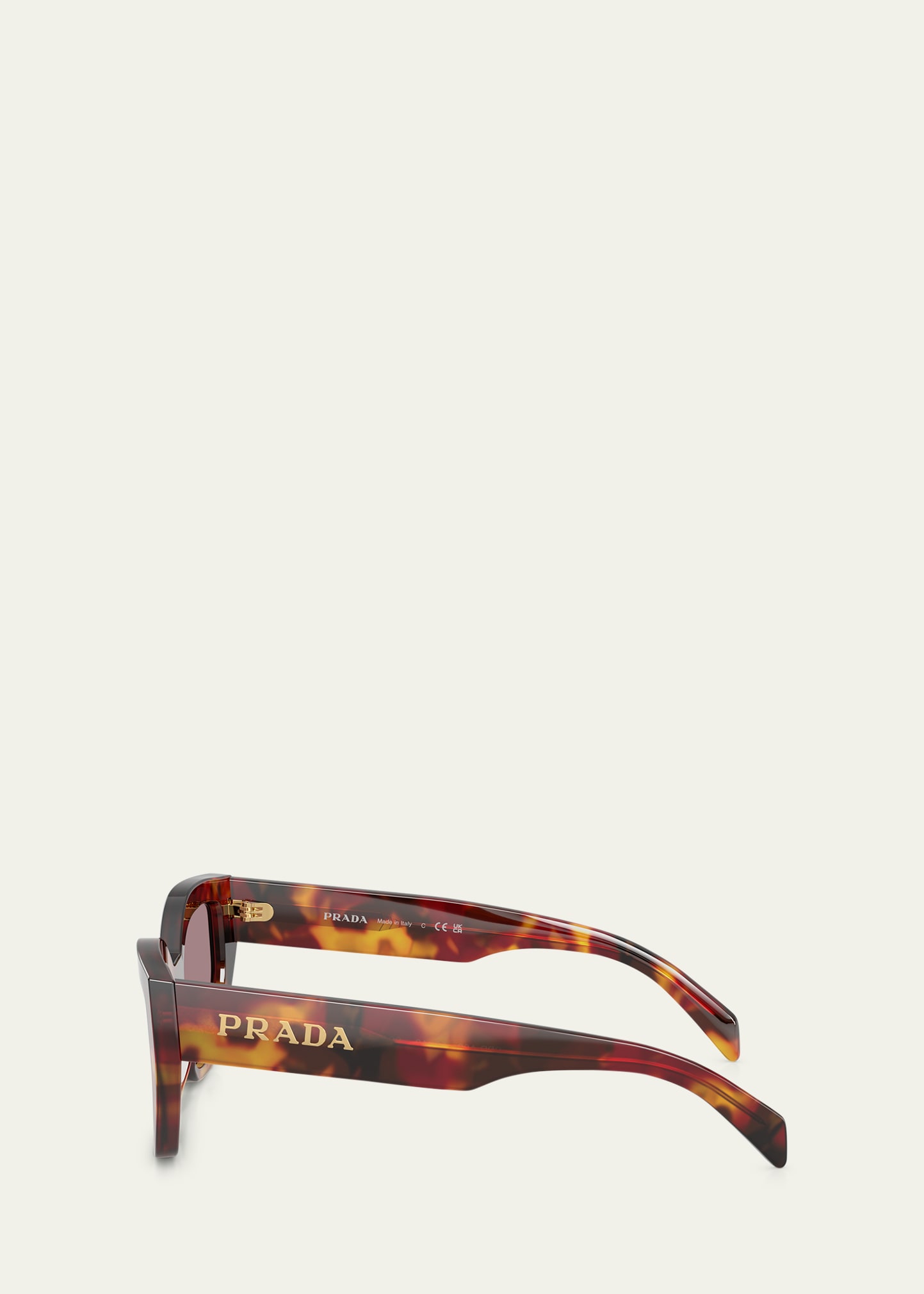 Prada Logo Acetate Butterfly Sunglasses - Bergdorf Goodman