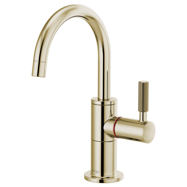 Litze® | Instant Hot Faucet with Arc Spout and Knurled Handle