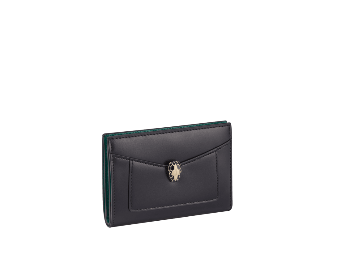 Serpenti Forever Folded Card Holder Calf Leather 294380 | Card