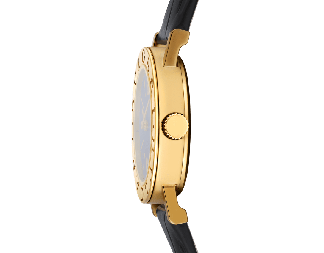 Yellow gold Bvlgari Bvlgari Watch Black 103897 | Bvlgari