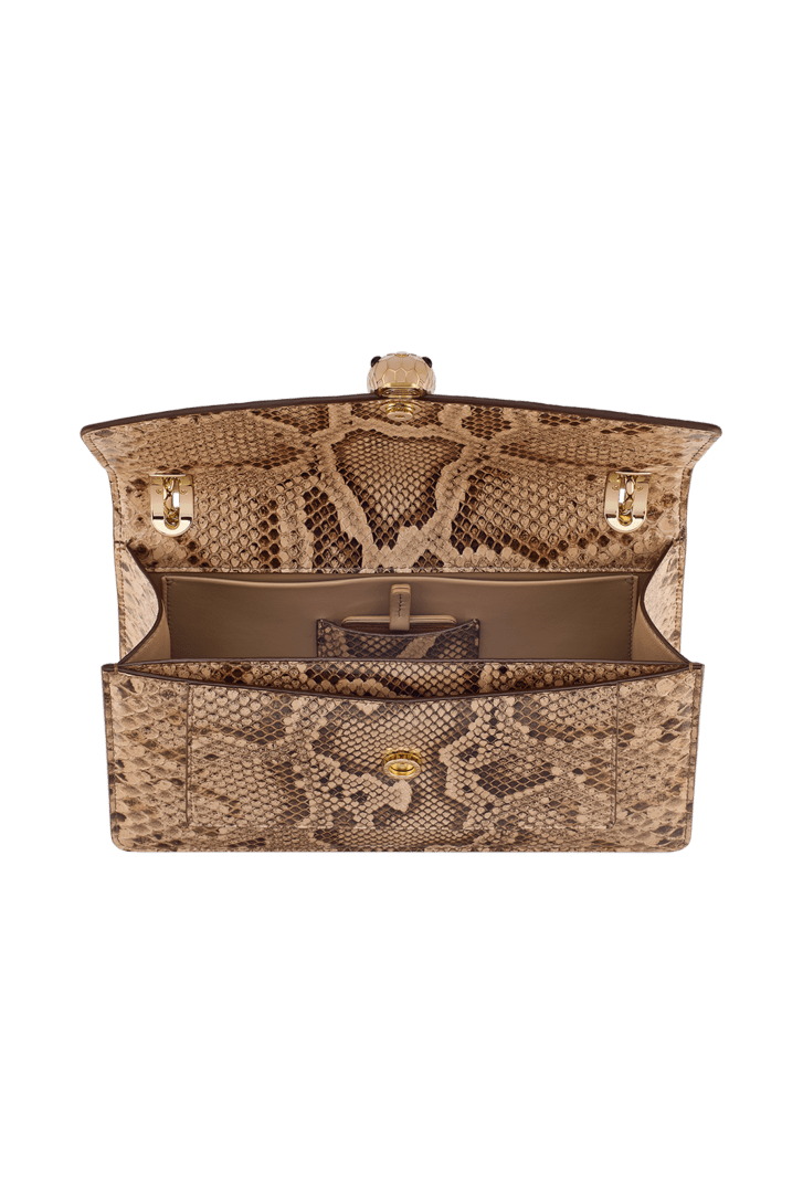 Serpenti Forever Shoulder Bag Python Leather 295132 | Bags