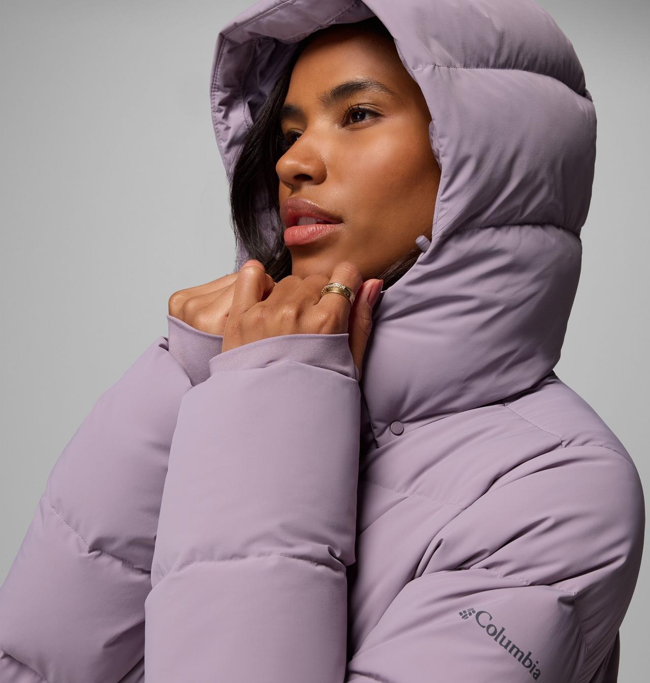 Women's Amaze Puff Mid Hooded Jacket | Columbia