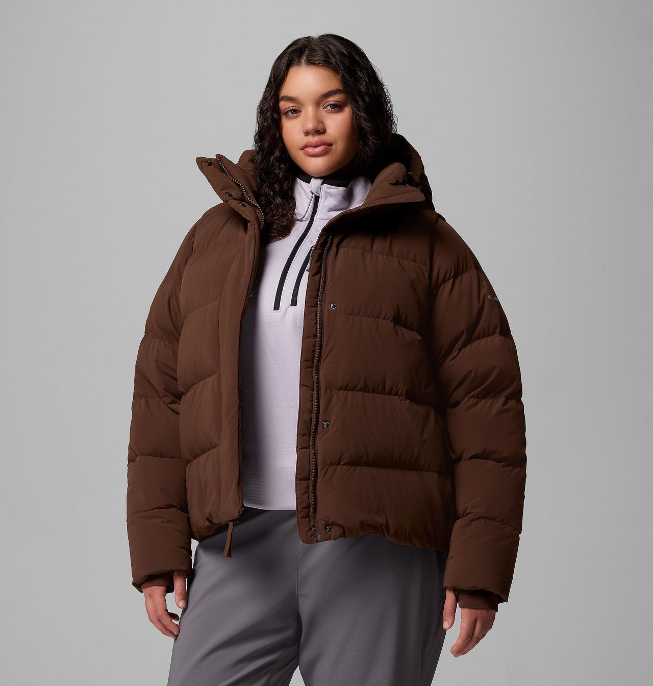 Women's Amaze Puff Hooded Jacket - Plus Size | Columbia