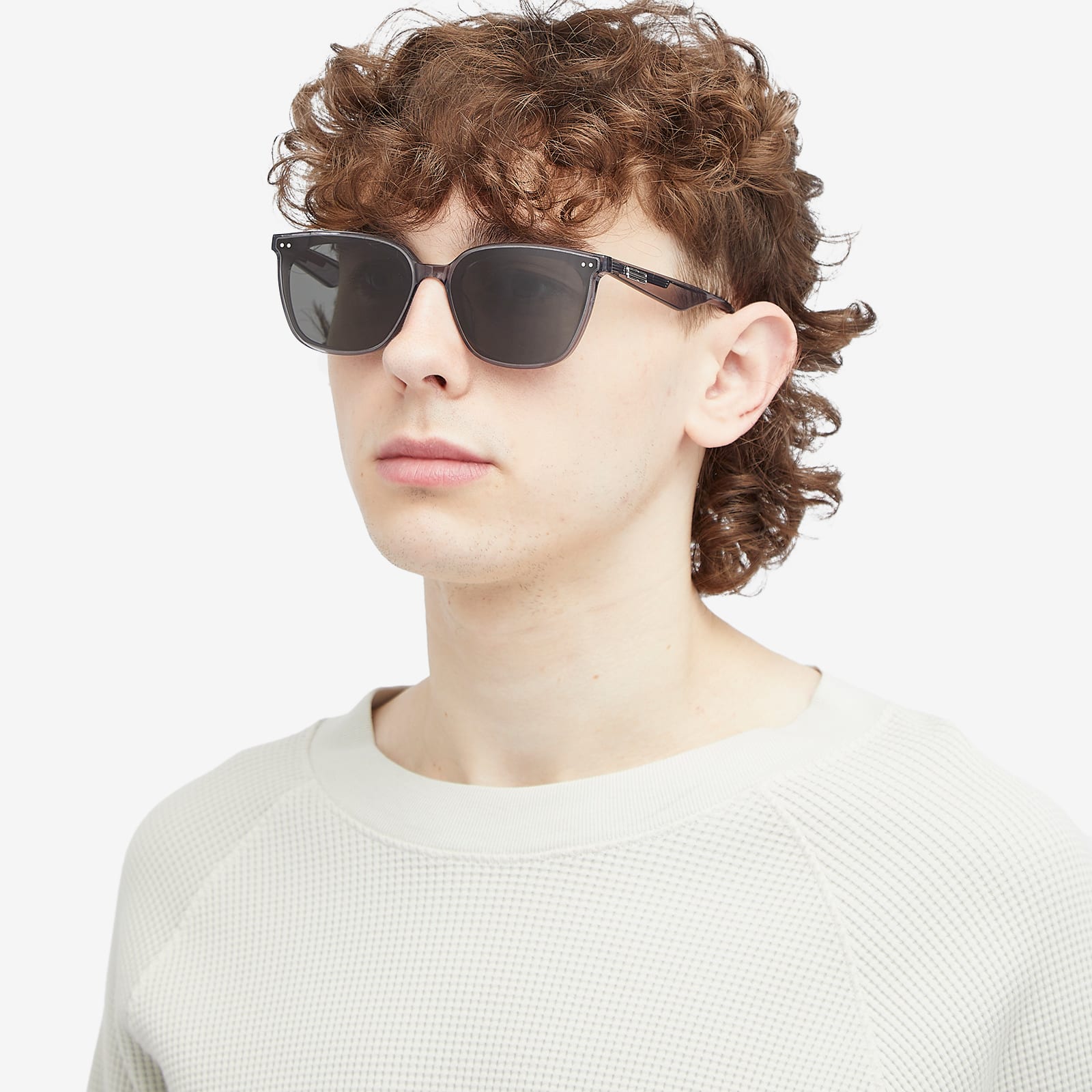 Gentle Monster Men's Heizer Sunglasses Grey | HEIZER-G1 | FOOTY.COM