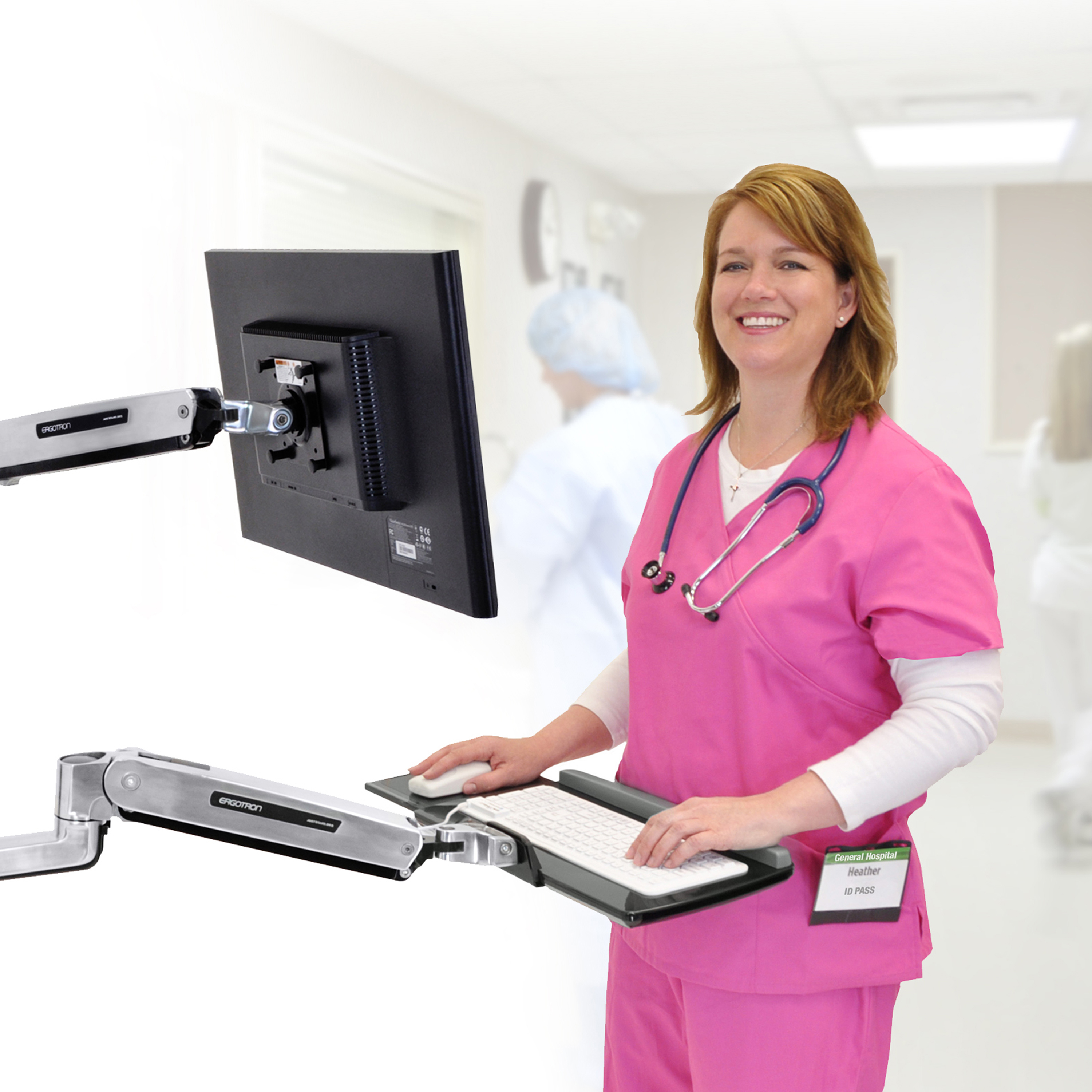 Ergotron LX Sit-Stand Wall Mounted Keyboard Arm