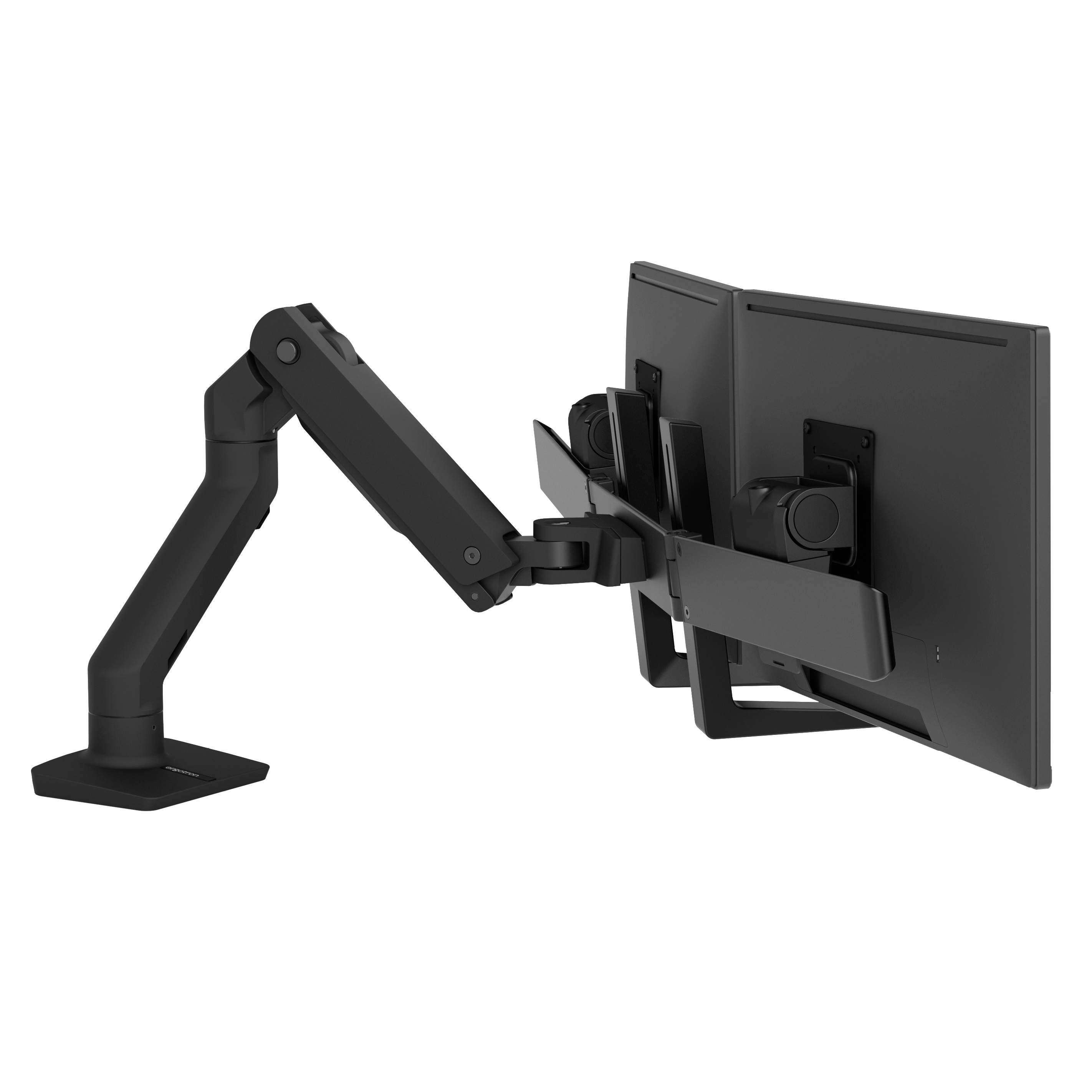 Heavy Duty Dual Monitor Arm | Ergotron HX Desk Monitor Mount