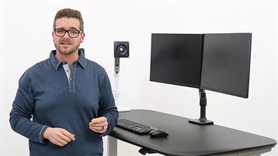 LX デスクマウントアーム,長身ポール