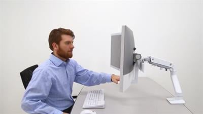 HXトリプルモニターアーム|マルチモニターマウント|エルゴトロン