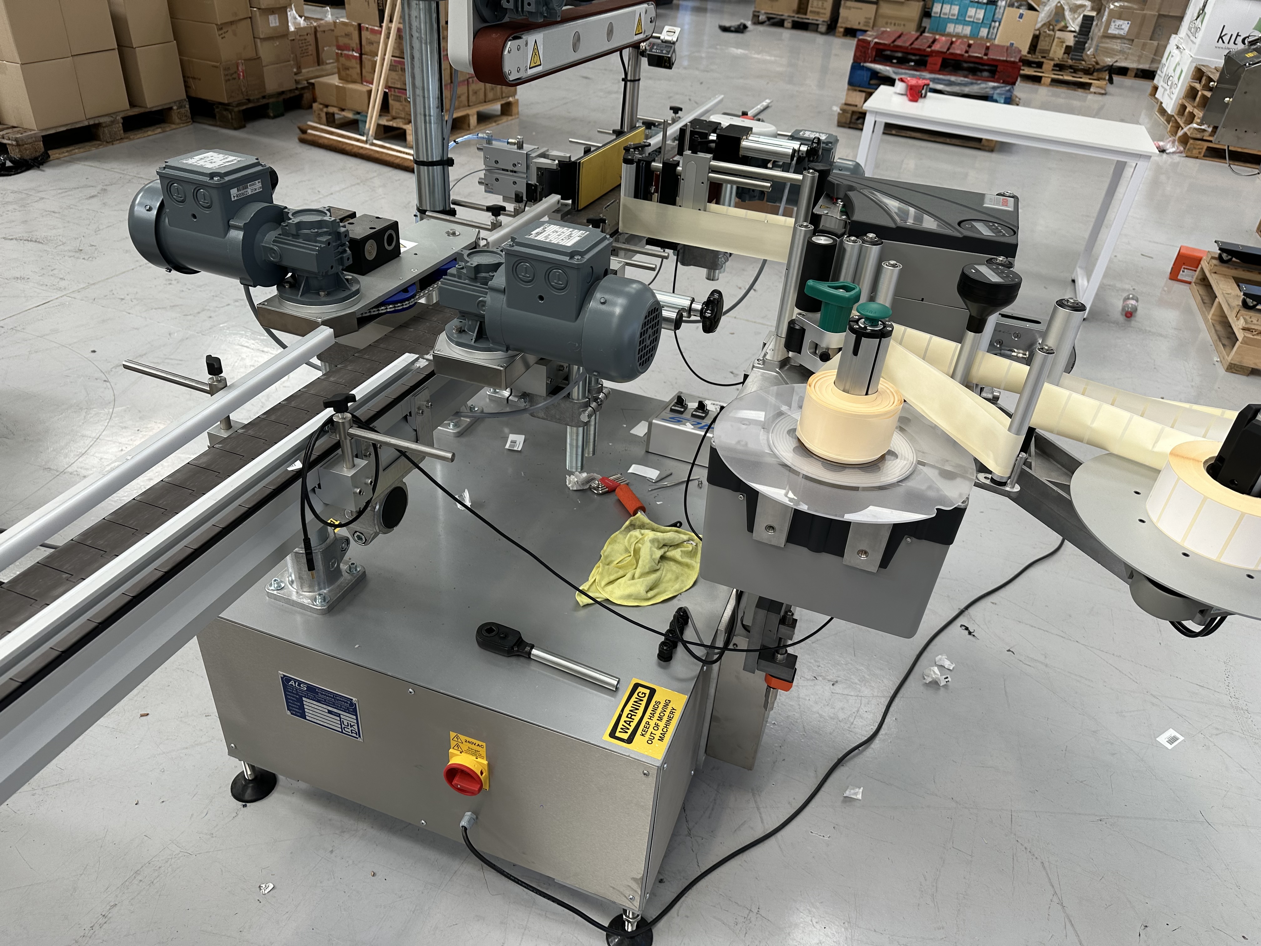 High-Speed Print & Apply Labeller Used machines - Exapro